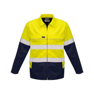 Syzmik Workwear | Men's Hi Vis Cotton Drill Jacket | ZJ590