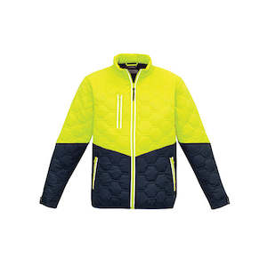 Hi Vis Jackets: Syzmik Workwear | Unisex Hexagonal Puffer Jacket | ZJ420