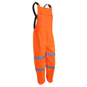 Hi Vis Wet Weather: Safe T Tec | Torrential Full Orange Bib Trousers | 801272