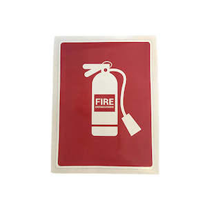 Fire Extinguisher Locator Sticker