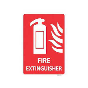 Fire Protection: Fire Extinguisher Sign 240mm x 340mm