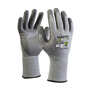 Cut Resistant Gloves: Esko | Razor Plus X500+ Cut 5 PU Dip Gloves | Carton of 120 Pairs