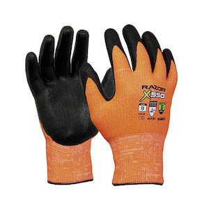 Cut Resistant Gloves: Esko | Razor X550 Cut 5 Nitrile Gloves | Carton of 120 Pairs