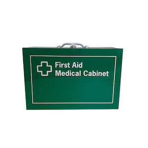 Empty Kits Containers: First Aid Metal Cabinet Empty | Wall Mountable