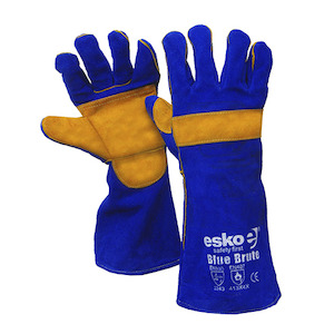 Welding Gloves: Esko | Blue Brute Premium Welders Glove | 48 Pairs