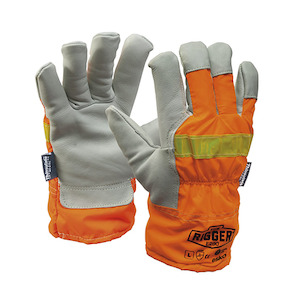 Leather Gloves 1: Esko | The Rigger Premium Cowhide Reflective Gloves | 60 Pairs