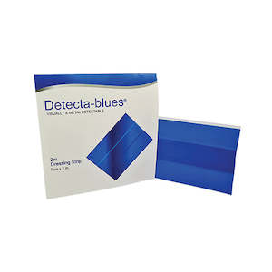 First Aid Kits Catering And Hospitality: Detecta-Blues | Blue Metal Detectable Dressing Strip 1m | Single Pack