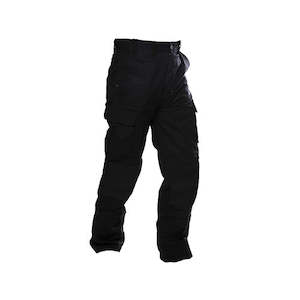 Pants: Safe-T-Tec | Black Ripstop Pants 220gsm Cotton | 801254