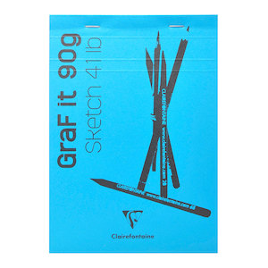 Stationery: GRAFiT Pad A6 Blank Assorted