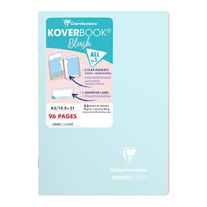 Koverbook Blush A5 Lined Ice Blue