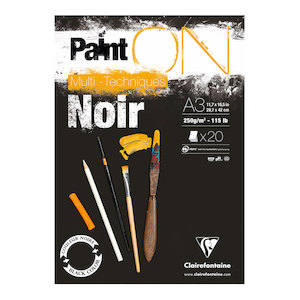 PaintON Pad Black A3 30sh