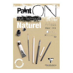 Stationery: PaintON Pad Natural A4 30sh