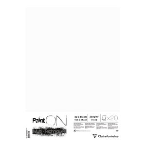 PaintON Paper White 50x65cm 20 Pack