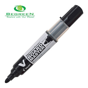 Pilot BeGreen V Board Whiteboard Marker Bullet Black (WBMA-VBM-M-B-BG)