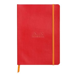 Rhodiarama Softcover Notebook A5 Lined Poppy