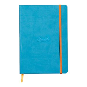 Rhodiarama Softcover Notebook A5 Lined Turquoise