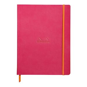 Rhodiarama Softcover Notebook B5 Dotted Raspberry