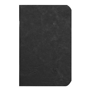 Age Bag Notebook Pocket Blank Black