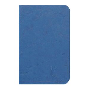 Age Bag Notebook Pocket Blank Blue