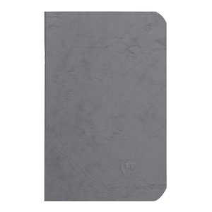 Age Bag Notebook Pocket Lined Grey