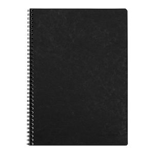 Age Bag Spiral Notebook A4 Lined Black