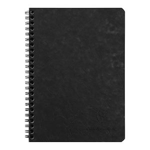 Age Bag Spiral Notebook A5 Lined Black