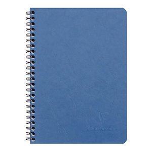 Age Bag Spiral Notebook A5 Lined Blue