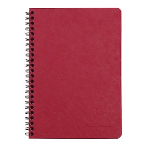 Age Bag Spiral Notebook A5 Lined Red