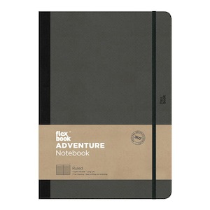 Flexbook Adventure Notebook Large Ruled Off-Black