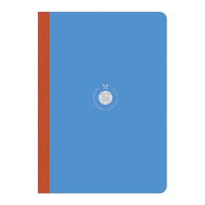 Stationery: Flexbook Smartbook Notebook Large Ruled Blue/Orange