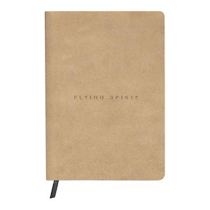 Flying Spirit Clothbound Journal A5 Lined Beige