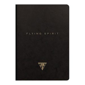 Flying Spirit Clothbound Notebook A5 Asstd Black