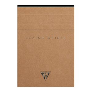 Flying Spirit Clothbound Notepad A6 Asstd Kraft