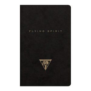 Flying Spirit Sewn Notebook 7.5×12 Asstd Black