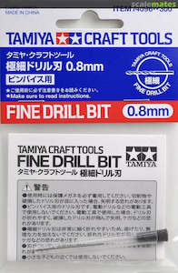 Hobby equipment and supply: Tamiya Tools 74096 Fine Drill Bit (0.8mm)