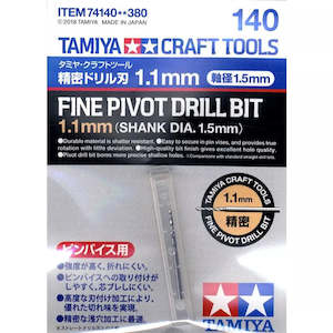 Hobby equipment and supply: Tamiya Tools 74140 Fine Pivot Drill Bit (1.1mm)