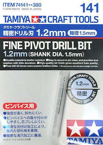 Tamiya Tools 74141 Fine Pivot Drill Bit (1.2mm)