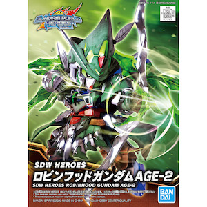 Hobby equipment and supply: SD Gundam World Heroes Robinhood Gundam AGE-2