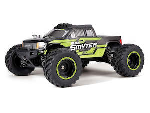 Hobby equipment and supply: BlackZon Smyter MT 1/12 4WD Electric Monster Truck - Green