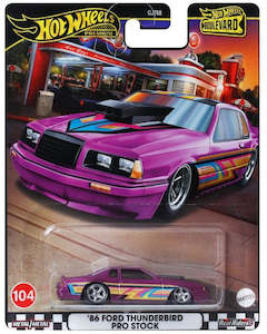 Hobby equipment and supply: Hot Wheels Boulevard '86 Ford Thunderbird Pro Stock