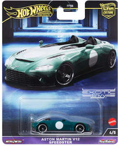 Hobby equipment and supply: Hot Wheels Car Culture Exotic Envy Aston Martin V12 Speedster (HKC78-9866)