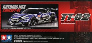 Tamiya RC 58599 Raybrig NSX Concept-GT (TT-02)