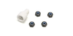 Kyosho Mini-Z MZW13BK Nylon Nut - Black