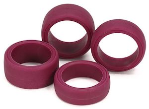 Tamiya Mini 4wd 95542 Low Friction Large Dia. Slick Tires (Maroon, 4pcs.)