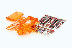 Tamiya Mini 4wd 95632 Dyipne Body Parts Set Clear Orange