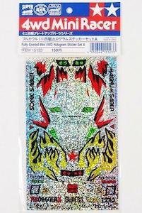 Tamiya Mini 4wd 15123 Fully Cowled Mini 4WD Hologram Sticker Set A