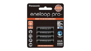 Panasonic Eneloop Pro AAA Rechargeable Battery - 4 Pack