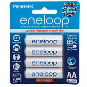 Panasonic BK-3MCCE/4BA Eneloop Rechargeable AA 4pk