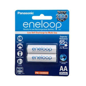 Panasonic BK-3MCCE/2BA Eneloop Rechargeable AA 2pk