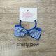 Gingham royal blue Hair Accessories